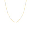 Hope Two Toned Slim Necklace (Polished Long Bars)