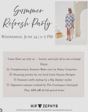 Summer Pop Up!
