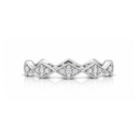 Sumaku Antique Pavé Diamond Band Stacker