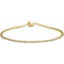 Slim Diamond Tennis Bracelet