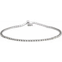 Slim Diamond Tennis Bracelet