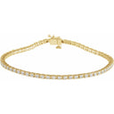 Slim Diamond Tennis Bracelet