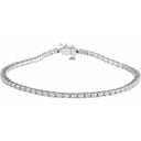 Slim Diamond Tennis Bracelet