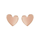 Asymmetrical Heart Studs