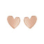 Asymmetrical Heart Studs