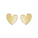 Asymmetrical Heart Studs