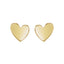 Asymmetrical Heart Studs
