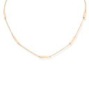 Hope Bar Necklace (Polished Long Bars)