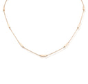 Hope Bar Necklace (Polished Short Bars)