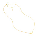 Mini Horizontal Cross Necklace