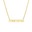 Momma Diamond Necklace in 14K Yellow Gold