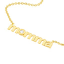Momma Diamond Necklace in 14K Yellow Gold