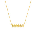 Mama Bubble Letter Necklace