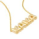 Mama Bubble Letter Necklace