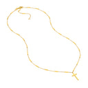Hope Bar Cross Necklace