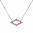 Pink Sapphire Single Pendant (Medium)