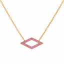Pink Sapphire Single Pendant (Medium)