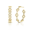 Sumaku “Shannon” Diamond Inside Out Hoops